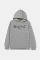 Detská bavlnená mikina United Colors of Benetton bavlna sivá 3J68C204V.G.seasonal