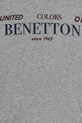 Chlapec Detská bavlnená mikina United Colors of Benetton 3J68C204V.G.seasonal sivá