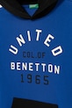 Мальчик Детская хлопковая кофта United Colors of Benetton 3J68C204V.G.seasonal голубой