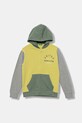 Детски памучен суичър United Colors of Benetton памук жълт 3J68C505C.G.seasonal