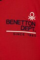 Мальчик Детская хлопковая кофта United Colors of Benetton 3J68C505C.G.seasonal красный