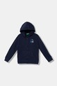 United Colors of Benetton bluza bawełniana dziecięca z kapturem granatowy 3J68C505C.G.seasonal