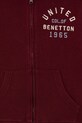 Dečki Otroški bombažen pulover United Colors of Benetton 3J68C505C.G.seasonal bordo