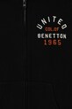 Chlapec Detská bavlnená mikina United Colors of Benetton 3J68C505C.G.seasonal čierna