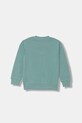 United Colors of Benetton hanorac de bumbac pentru copii 3J68G10KN.P.seasonal turcoaz AW25