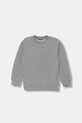 United Colors of Benetton bluza bawełniana dziecięca 3J68G10KN.P.seasonal szary AW25