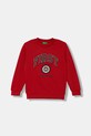 United Colors of Benetton hanorac de bumbac pentru copii print rosu 3J68G10KN.P.seasonal