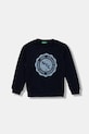 United Colors of Benetton felpa in cotone bambino/a senza blu navy 3J68G10KN.P.seasonal