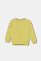 United Colors of Benetton hanorac de bumbac pentru copii 3J68G10KN.P.seasonal verde AW25