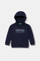 United Colors of Benetton bluza bawełniana dziecięca nadruk granatowy 3J68G2014.P.seasonal