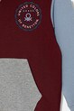 Băieți United Colors of Benetton hanorac de bumbac pentru copii 3J68G2014.P.seasonal burgundia