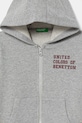 CHLAPEC Dětská bavlněná mikina United Colors of Benetton 3J68G503V.P.seasonal šedá