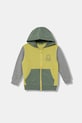 Dětská bavlněná mikina United Colors of Benetton nášivka zelená 3J68G503V.P.seasonal