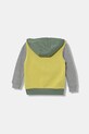 United Colors of Benetton bluza bawełniana dziecięca 3J68G503V.P.seasonal zielony AW25