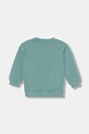 United Colors of Benetton felpa in cotone bambino/a 3J70G10JY.P.seasonal turchese AW25