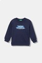 United Colors of Benetton bluza bawełniana dziecięca nadruk granatowy 3J70G10JY.P.seasonal