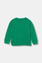 United Colors of Benetton bluza bawełniana dziecięca 3J70G10JY.P.seasonal zielony AW25