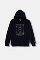 Детская кофта United Colors of Benetton с капюшоном тёмно-синий 32N4C204U.G.seasonal
