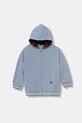United Colors of Benetton bluza dziecięca z kapturem niebieski 32N4C505B.G.seasonal