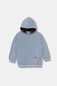 Детская кофта United Colors of Benetton с капюшоном голубой 32N4C505B.G.seasonal