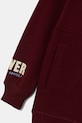 Băieți United Colors of Benetton hanorac de bumbac pentru copii 3J68C505G.G.seasonal burgundia