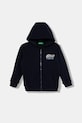 Detská bavlnená mikina United Colors of Benetton potlač tmavomodrá 3J68G503Y.P.seasonal