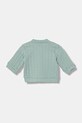 Detská mikina United Colors of Benetton 3JOEA501O.W.seasonal tyrkysová AW25