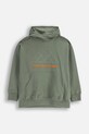 Coccodrillo bluza bawełniana dziecięca bawełna zielony ZC5132301YBJ