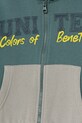 Chłopiec United Colors of Benetton bluza dziecięca 3EB5G5043.P.Seasonal turkusowy