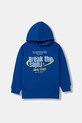Παιδική μπλούζα United Colors of Benetton με κουκούλα μπλε 3J73C205C.G.Seasonal