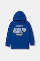 Παιδική μπλούζα United Colors of Benetton με κουκούλα μπλε 3J73C205C.G.Seasonal