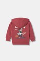 Παιδική μπλούζα United Colors of Benetton με κουκούλα κόκκινο 3J73G5046.P.Seasonal