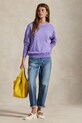 Odjeća Pamučna dukserica Polo Ralph Lauren 211971690 ljubičasta