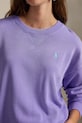 Хлопковая кофта Polo Ralph Lauren фиолетовой 211971690