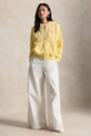 Одежда Polo Ralph Lauren кофта на замке с капюшоном женская хлопковая 211971693 жёлтый