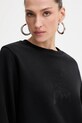Patrizia Pepe bluza bawełniana czarny 8M1746.J079S