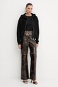 Patrizia Pepe bluza bawełniana 8M1747.J079 czarny AW25