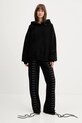 Rotate bluza bawełniana 115084100 czarny AW25