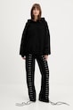Rotate bluza bawełniana 115084100 czarny AW25