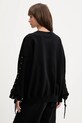 Odzież Rotate bluza bawełniana 114390100 czarny