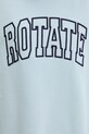 Rotate bluza bawełniana 114376184 niebieski