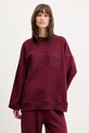 Rotate bluza bawełniana aplikacja bordowy 1143762734