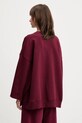 Odzież Rotate bluza bawełniana 1143762734 bordowy