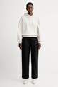 Βαμβακερή μπλούζα Calvin Klein LV044C210G μπεζ AW25