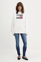 Бавовняна кофта Tommy Jeans DW0DW20933 білий AW25