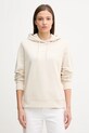 Βαμβακερή μπλούζα Tommy Jeans στάμπα μπεζ DW0DW20943