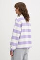 Одежда Хлопковая кофта Tommy Jeans DW0DW20948 фиолетовой