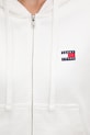 Pamučna dukserica Tommy Jeans DW0DW21147 bijela