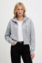 Ruházat Tommy Jeans pamut melegítőfelső DW0DW21147 szürke