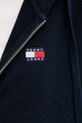 Tommy Jeans pamut melegítőfelső sötétkék DW0DW21147